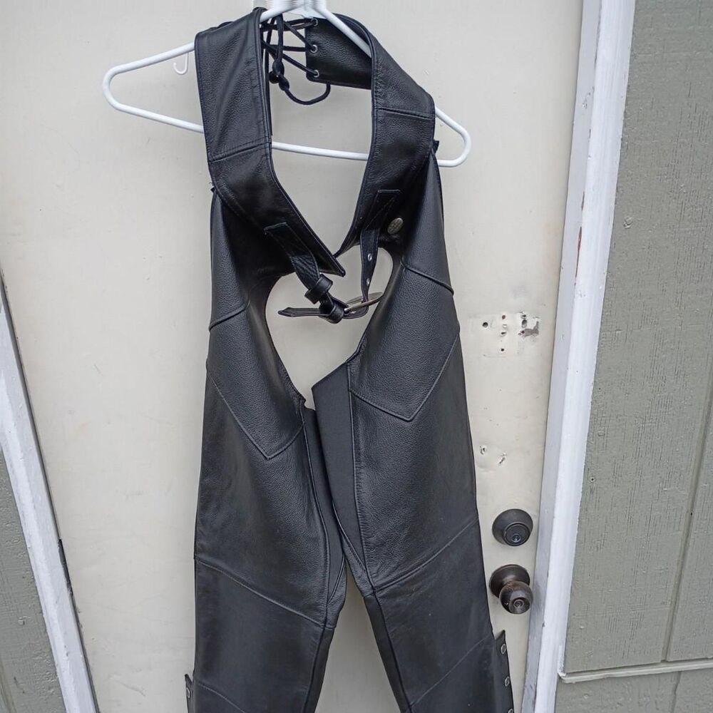 Harley-davidson men's Black chaps